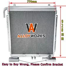 For Komatsu PC200-6Z PC200CA-6 PC200LC-6Z PC210-6D 20Y0321821 Silver Oil Cooler