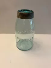 Mason's Improved half gallon glass fruit jar