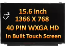 15.6" HD Lcd Touch Screen for Select Dell Laptops - Replaces WWJY1 B156XTK01.0