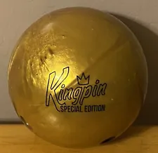 Brunswick Used Kingpin Gold Special Edition Bowling Ball 15lbs