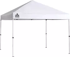 Quik Shade Commercial 10 x 10 ft Straight Leg Canopy White New w/ CosmeticDefect