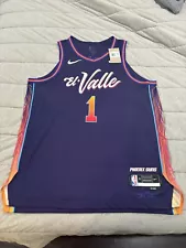 XL Authentic #1 Devin Booker Suns El Valle Jersey! Ships Fast ð¥ð¥ð¥ $200 MSRP