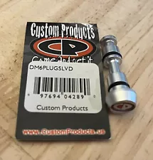 NEW! CP Custom Products DYE DM6 Continuous Flow Plug Dust Silver