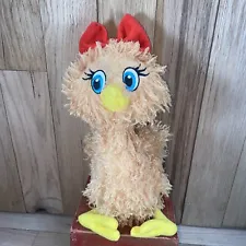 Frizzle Chicken Pancake Coop Plush 12" Stuffed Animal Pigeon Forge TN Smoky Mtns