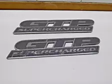 Pontiac 2000-2005 Grand Prix Supercharged Emblem