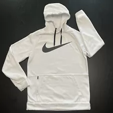 Nike Dri-Fit Hooded Sweatshirt Hoodie Zippered Pocket Mens Small Pullover