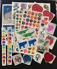 Vintage 80’s Sticker Lot - RESERVED For Buyer -