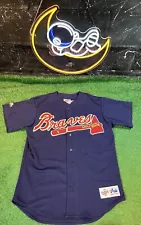 Majestic Chipper Jones #10 Atlanta Braves Diamond Collection Jersey Men's MD