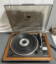 Vintage SANSUI FR-3060 Automatic Turntable record player SHURE RS 8T SEE VIDEO