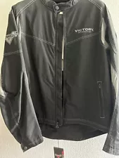 Victory Motorcycle Black Riding Jacket, xlarge , 286745503