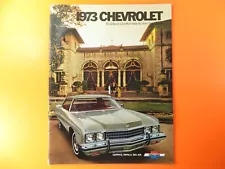 1973 Chevrolet Caprice, Impala, Belair, Original 19 page Brochure