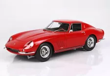 Ferrari 275 GTB/4 1966 Red with Black Interior in 1:18 scale by BBR by BBR