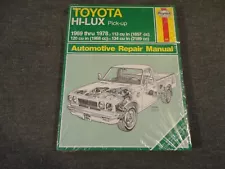 Toyota Hi-Lux Pick-up Automotive Repair Manual 1969-1978 Haynes 304 - New