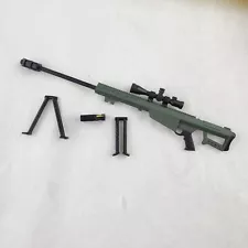 ACTION FORCE GUN FOR 6 INCH SCALE 1/12 MILITARY ACTION FIGURE WEAPON GUN 50 CAL