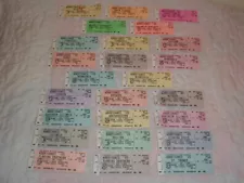 University of Miami Hurricanes 1993-1994 Baseball Ticket Stub Lot - 25 Tickets