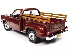 1979 Dodge Warlock II D100 Utiline Pickup Truck Canyon Red Metallic with Graphic