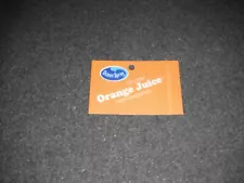 Ocean Spray Orange Juice Vending Machine Label Refrigerator Magnet