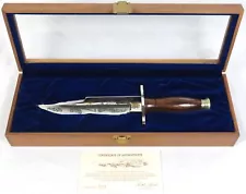 Harley-Davidson Buck Bowie Knife Black Hills 50th Anniversary LE 71/3000 w/Case