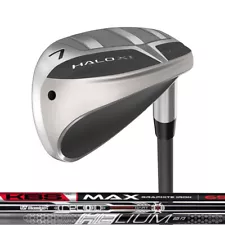 New 2024 Cleveland Launcher HALO XL Full Face Single Iron - Graphite - Custom