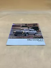 1982 TOYOTA STARLET DEALER SHOWROOM SALES BROCHURE CATALOG GUIDE BOOKLET