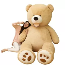 100-260cm Giant Teddy Bear Plush Toys Soft Teddy Bear Outer Skin Coat