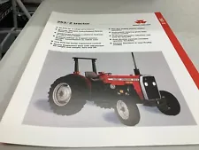 MASSEY-FERGUSON MODEL 253/2 TRACTOR-NEW PRODUCT SPECIFICATION SHEET