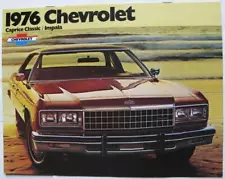 CHEVROLET Caprice Classic/ Impala Sales Brochure 1976 USA #3310