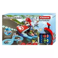 Carrera First Mario Kart Slot Car Race Track with Spinners Slightly Damaged Box