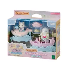 Sylvanian Families: Amusement Park Boat Ride with Dolphin Calico Critters