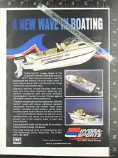 1989 ADVERTISING for Hydra-Sports 22 2200 Vector WA Walkaround boat yacht