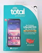 LG Stylo 5 - 32GB - Aurora Black Total Wireless Prepaid NEW