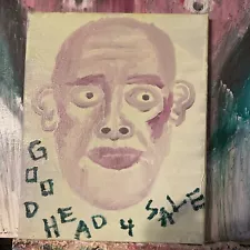 Good Head For Sale Lot- By Cole Holliday - Original Oil painting - 10x8 Canvas