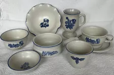 Vintage Pfaltzgraff Yorktowne 1967-07 Set Of 8: Bowls, Cups & Saucer Excellent