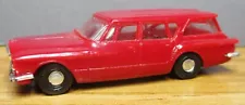 REVELL HO SCALE PLYMOUTH VALIANT WAGON IN RED--VERY NICE!