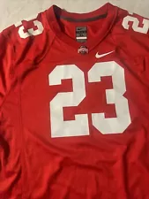 Nike Team Ohio State #23 Lebron James Football Jersey RED Adult Size X-LARGE