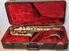 VINTAGE GRASSI "WONDERFUL" ALTO SAXOPHONE W/ CASE Nice