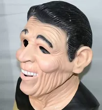 Ronald Reagan Mask Dead Ex Presidents Latex Halloween Fancy Dress Point Break