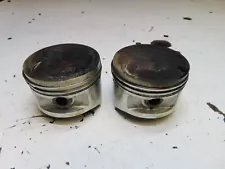 1985 Honda CB450SC CB450 NightHawk OEM Stock Pistons (For: 1982 Honda Nighthawk 450)