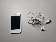 Apple iPhone 4 Gen - White A1387 Works W/ USB Cord Free Shipping