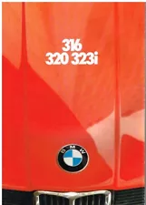 BMW E21 3-SERIES 316 320 323i SALOON ORIGINAL 1982 FACTORY UK SALES BROCHURE