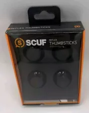 SCUF Reflex Interchangeable Thumbsticks Black 4 Pack Replacement New