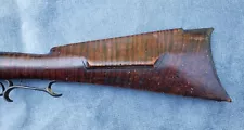 Antique Black Powder RIFLE STOCK N Carolina Kentucky Longrifle Curly Tiger Maple