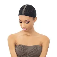 FREETRESS ANTI SLIP LACE CROCHET WIG CAP (BLACK)