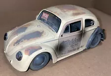 USED JADA "FOR SALE" 1959 VW VOLKSWAGEN BEETLE 1:24 DIECAST MODEL CAR WAHOO'S