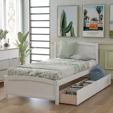 2-drawer Platform Storage Bed