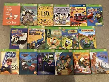 Lot of 17 LeapFrog Tag Books for Tag Reading System Pen — Cars, Star Wars, I Spy