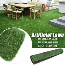 33ft. x 3ft. Synthetic Landscape Fake Grass Mat Artificial Pet Turf Lawn Garden