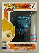 Super Saiyan Vegeta (BLUE CHROME) 154 ~ Dragon Ball Z ~ Funko Pop Vinyl ~ 2018