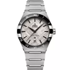 New Omega Constellation Steel on Steel 41mm Men's Watch 131.30.41.21.99.001