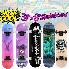 WeSkate Beginner Skateboards for Teens 80x20 Complete Standard Skateboard